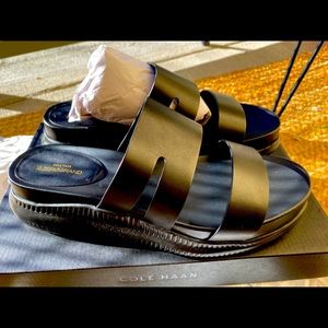 NWT Cole Haan ZeroGrand Slotted Slides Sandal
